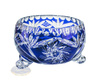 Cobalt crystal bowl Grinder Olive