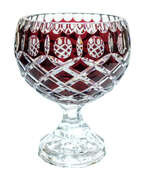 Ruby Crystal Platter 16 cm Crate Olive