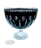 Black crystal legged bowl