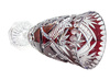 Jarrón de cristal rubí 35 cm THC