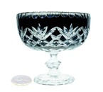 Black crystal pineapple bowl 16 cm