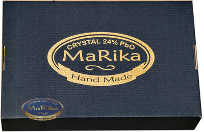 Vasos de vodka de cristal 25ml Grinder