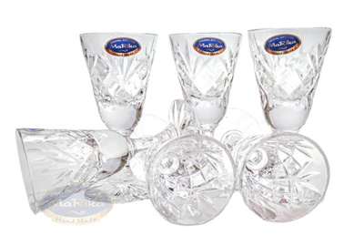 Vasos de vodka de cristal 30ml Piña
