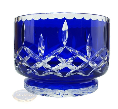 Cuenco de cristal cobalto 16