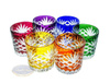 Vasos de cristal de colores para whisky 280ml