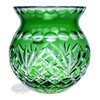Emerald Pineapple crystal vase