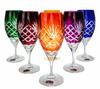Coloured crystal beer glasses 500 ml Pineapple