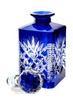 Cobalt whiskey decanter Pineapple
