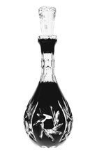 Decantador de vino de cristal negro de 700ml Molino de Oliva