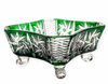 Emerald crystal fruit bowl  16 cm Grinder Olive