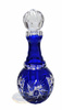 Cobalt crystal vodka decanter 400ml Olive Mill