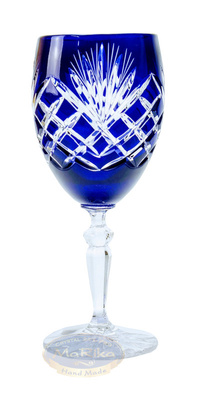 Copas de vino de cristal cobalto 220 ml Pineapple