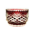 Cuenco de cristal rubí 20 Piña