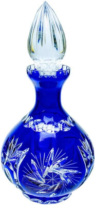 Jarra de cristal cobalto para vodka y licores 500 ml