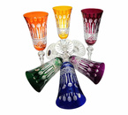Copas de champán de cristal de colores 150 ml French
