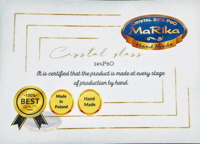 Copas de martini de cristal esmeralda 110ml