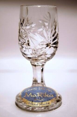 Vasos de vodka de cristal 25ml Grinder