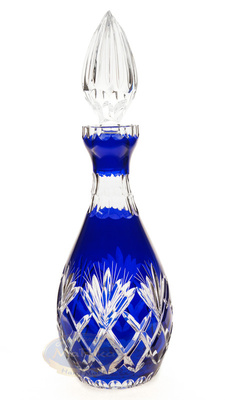 Cobalt crystal carafe 700ml