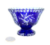 Cobalt crystal fruit bowl 16 cm Mill Olive