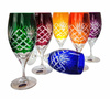 Coloured crystal beer glasses 500 ml Pineapple