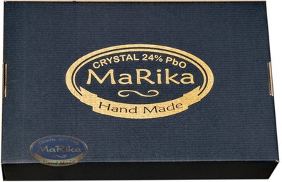 Vasos de whisky de cristal cobalto 280 ml Caja