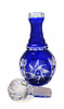 Cobalt crystal vodka decanter 400ml Olive Mill