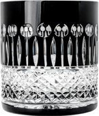 Vasos de cristal negro para whisky 350ml Francés