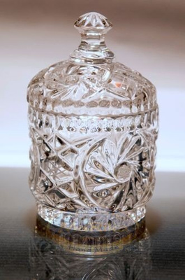 Caja de cristal para baratijas