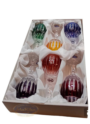 Copas de licor de cristal de colores 60 ml Línea