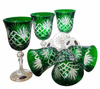 Emerald crystal wine glasses 220 ml Pineapple