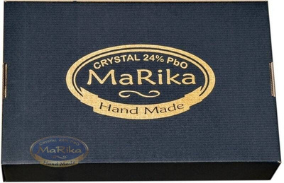 Vasos de whisky de cristal negro 280 ml Caja