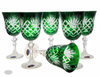 Emerald crystal wine glasses 220 ml Pineapple
