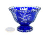 Cobalt crystal fruit bowl 16 cm Mill Olive