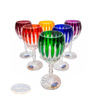 Colour crystal liqueur glasses 60ml Line