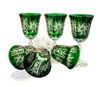 Copas de vino de cristal esmeralda 220 ml Almazara