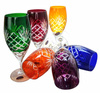 Coloured crystal beer glasses 500 ml Pineapple