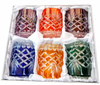 Vasos de cristal de colores para whisky 280ml