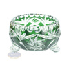 Emerald crystal fruit bowl 16 cm Grinder Olive