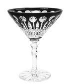 Copas de martini de cristal negro 170ml Francés