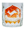 Vasos de cristal para whisky con motivo de caza grabado 280 ml