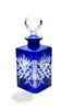 Cobalt whiskey decanter Pineapple
