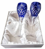 Cobalt crystal glasses 2 pieces