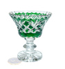 Plato cristal esmeralda 12 cm Piña