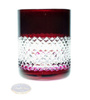 Ruby crystal glasses for whiskey 280ml