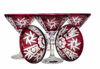 Ruby crystal martini glasses 110ml Olive Mill