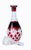 Ruby crystal decanter 700ml Pineapple